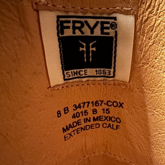 Frye Melissa button lug extended calf boots - Picture 8 of 13